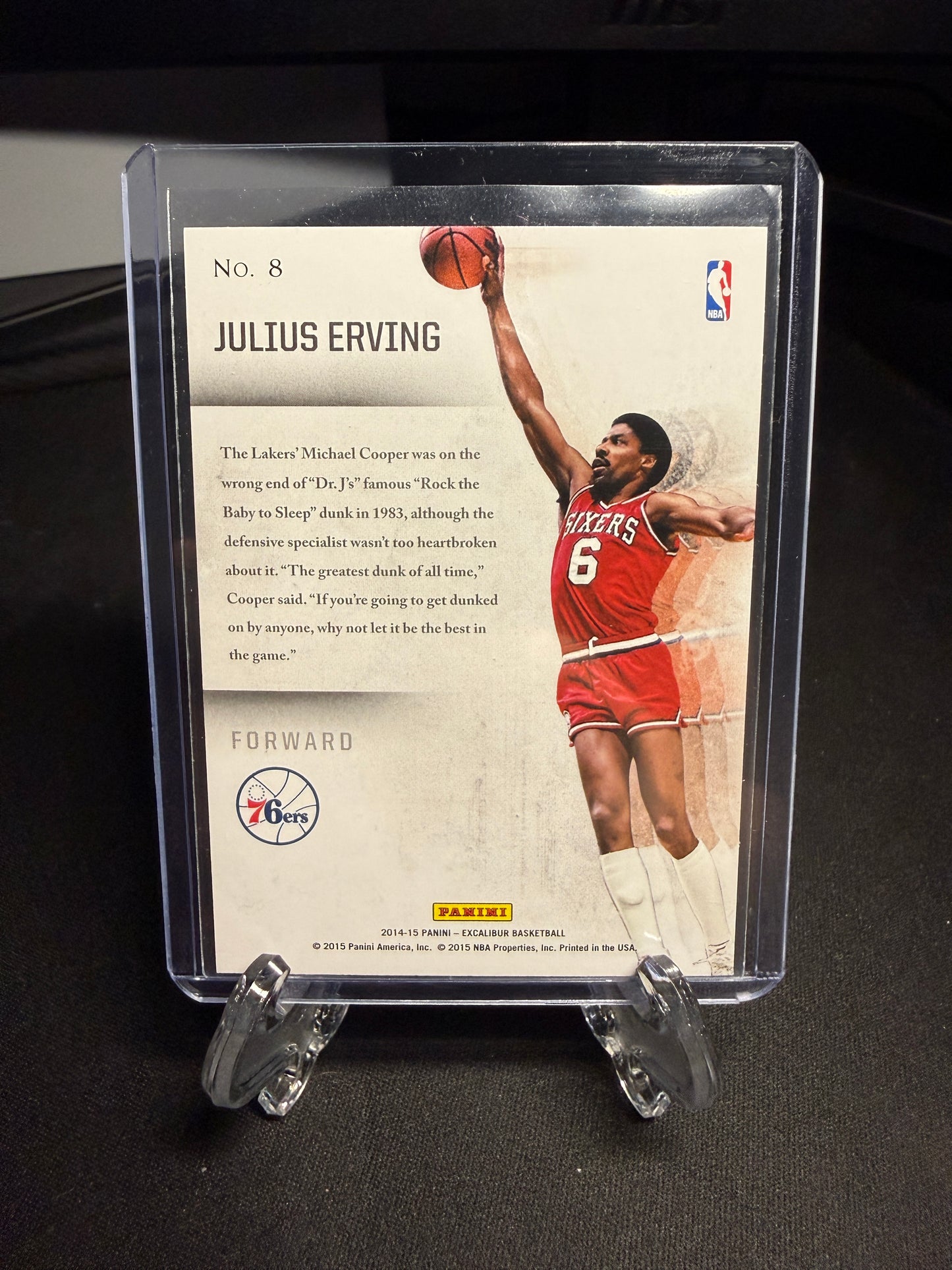 2015 Panini Excalibur Julius Irving Slam Inc.