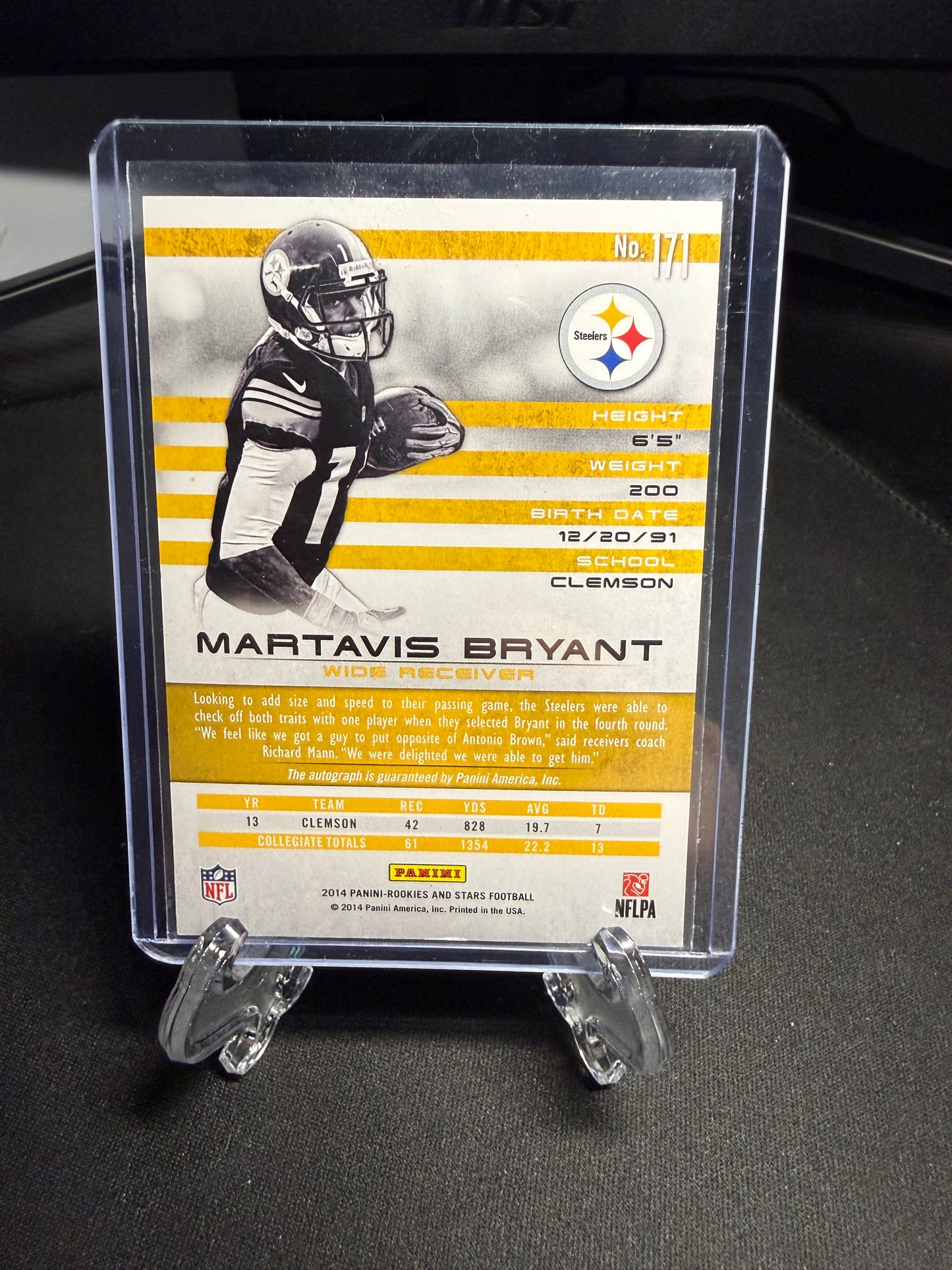2014 Rookie & Stars rookie Martavis Bryant Auto /25