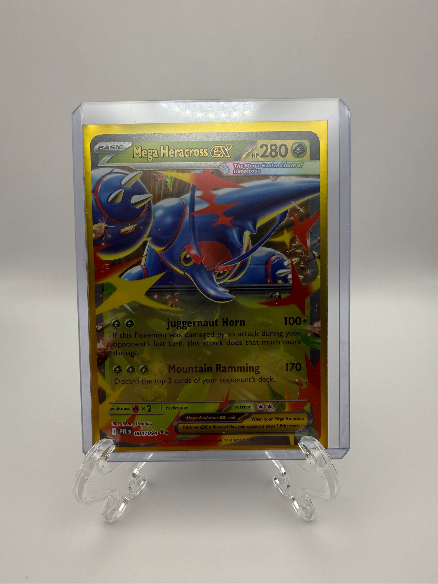 Mega Heracross EX Phantasmal Flames