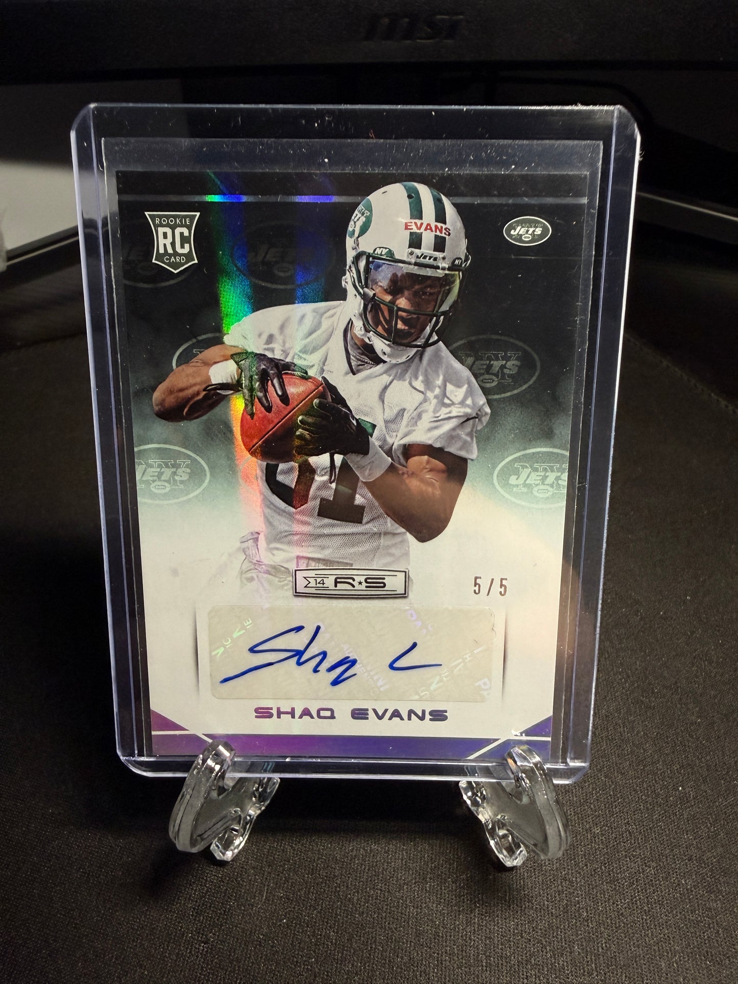 2014 Rookies & Stars Rookie Shaq Evans Auto /5