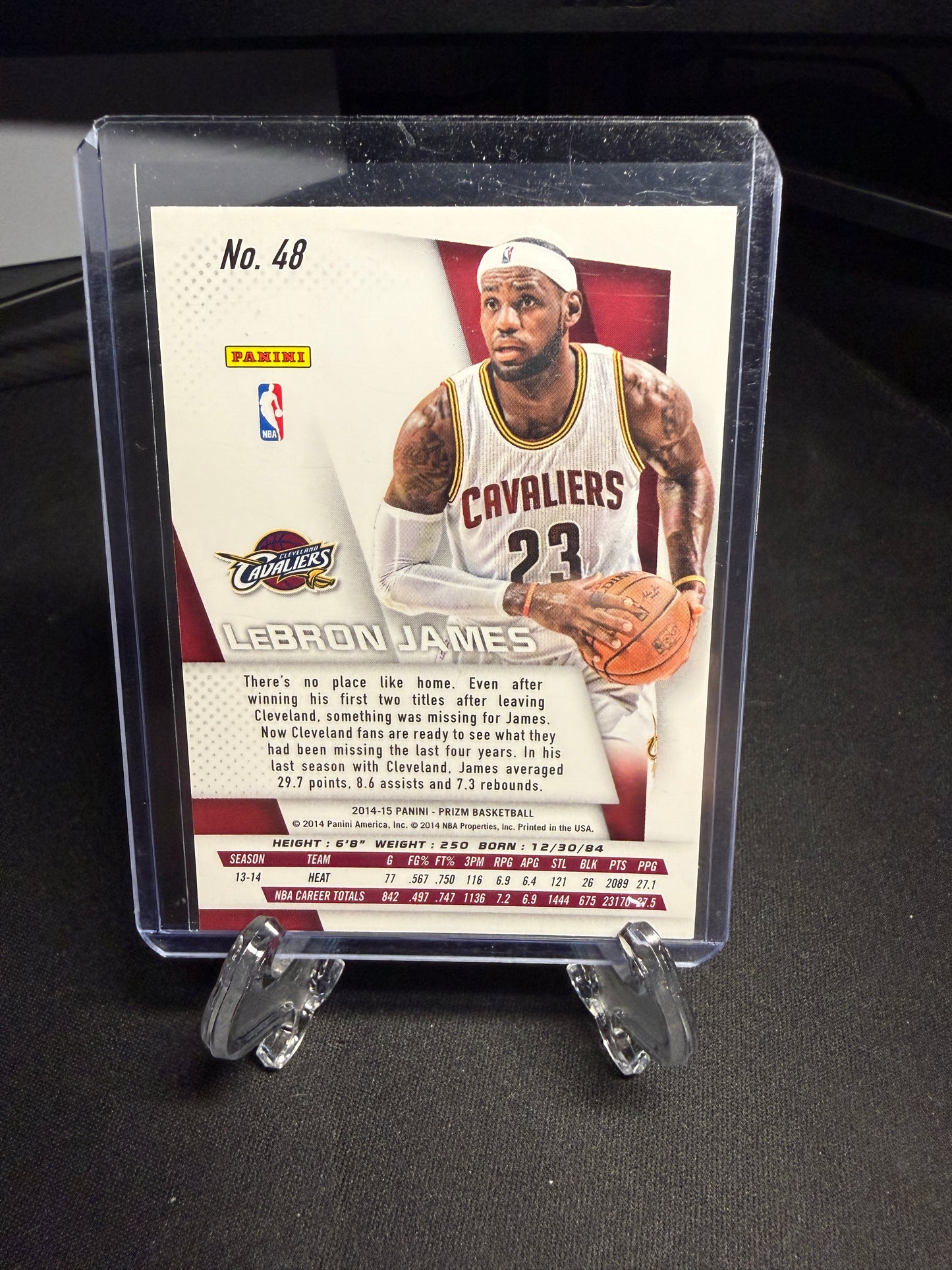 2014 Panini Prizm Basketball LeBron James Base