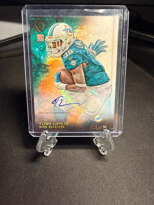 2015 Topps Valor Rookie Tony Lippett /800