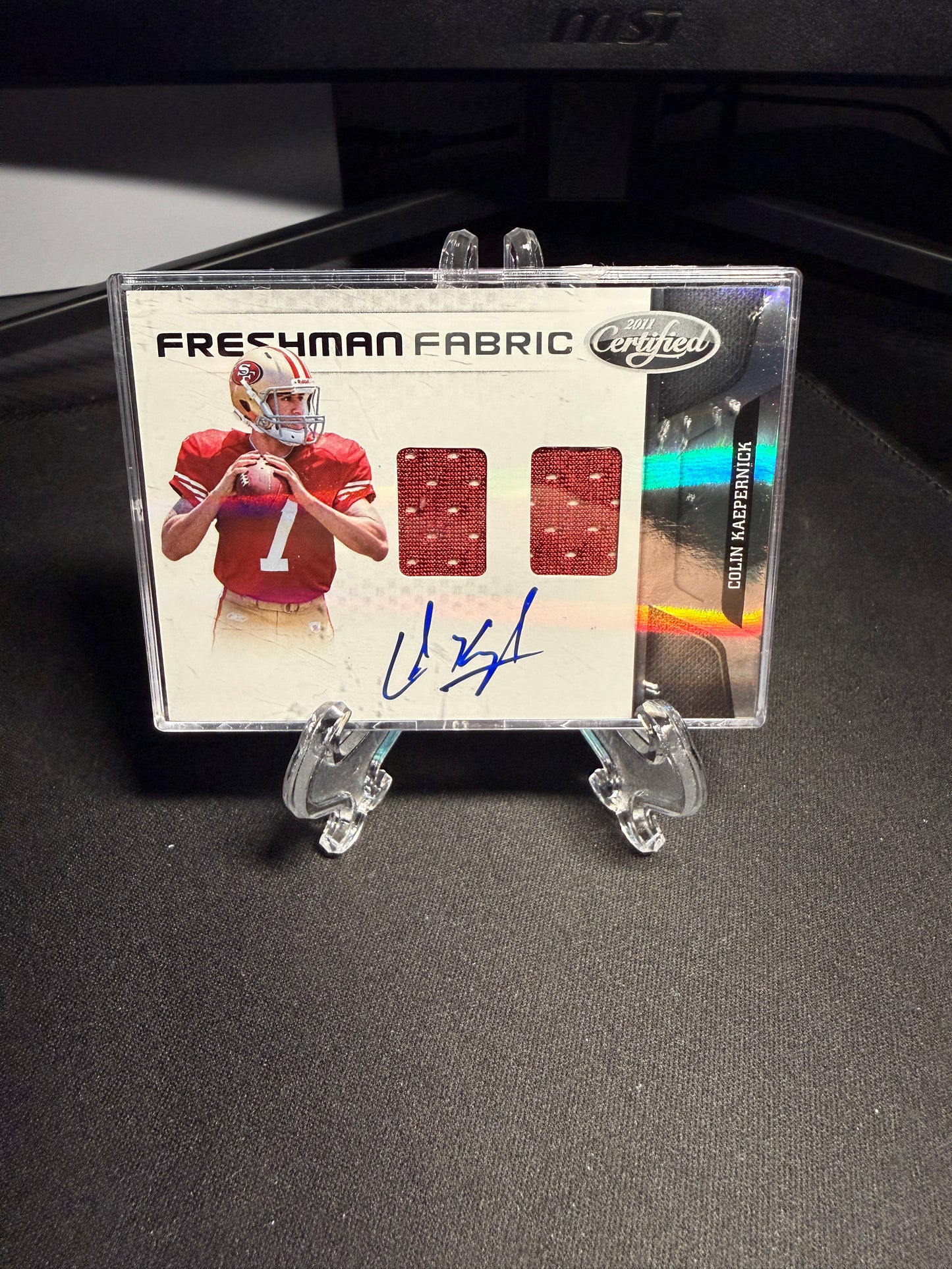 2011 Certified Colin Kaepernick Patch Auto /499