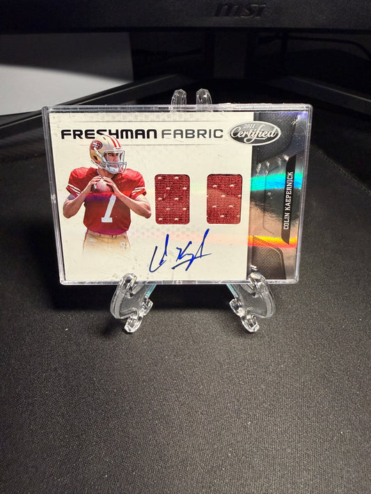 2011 Certified Colin Kaepernick Patch Auto /499