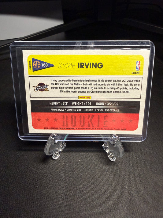 2013 Panini Past & Present Kyrie Irving Rookie