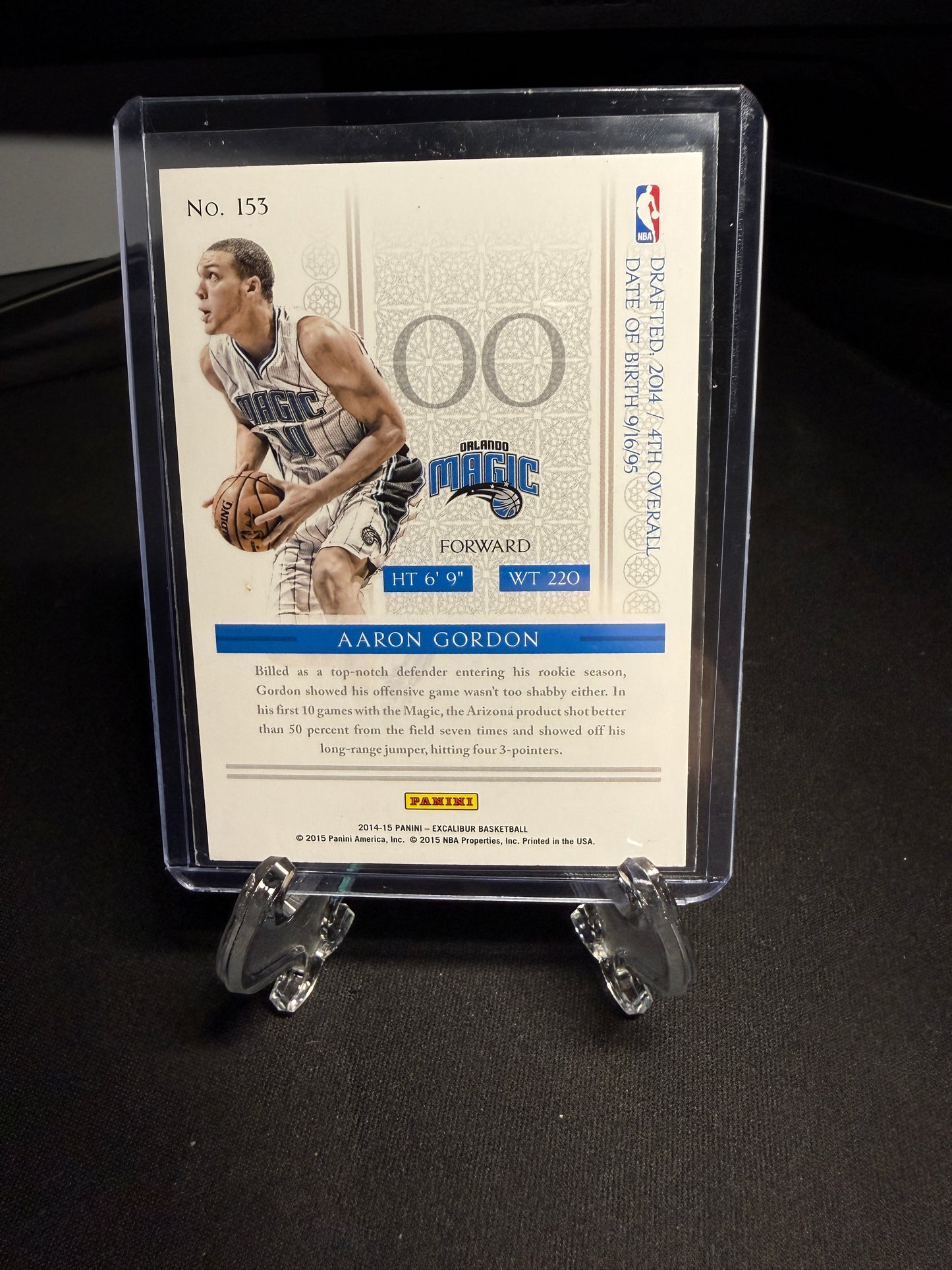 2014 Panini Excalibur Rookie Aaron Gordon