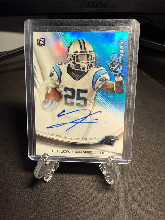 2013 Topps Platinum Rookie Kenjon Barner Auto