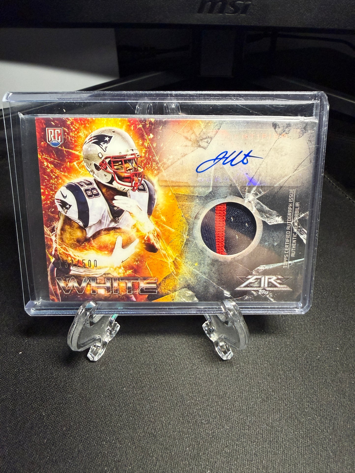 2014 Topps Fire RPA James White /500