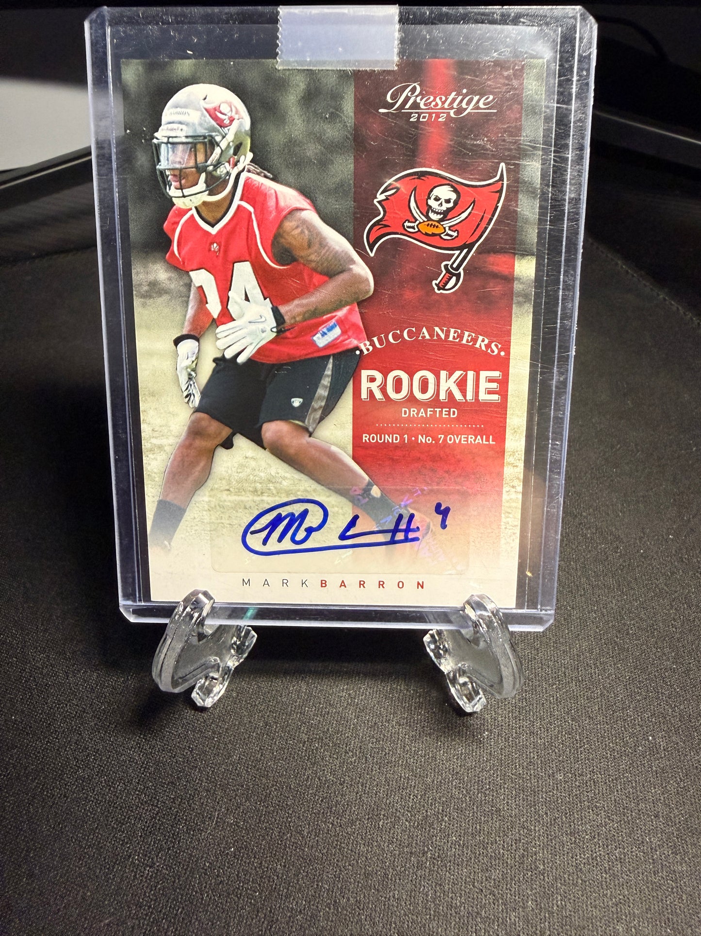 2012 Prestige Rookie Mark Barron Auto /499