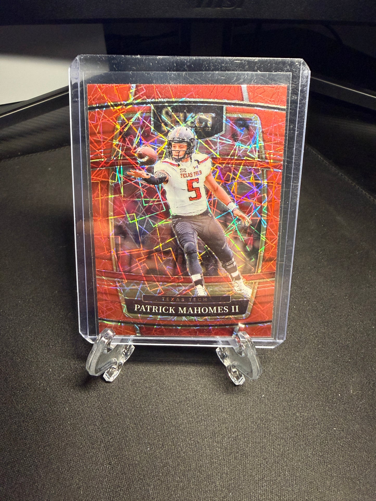 2022 Select Draft Picks Patrick Mahomes II Red Lazer Concourse