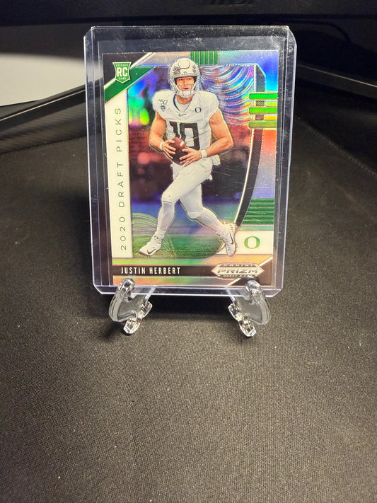 2020 Panini Prizm Draft Picks Rookie Justin Herbert