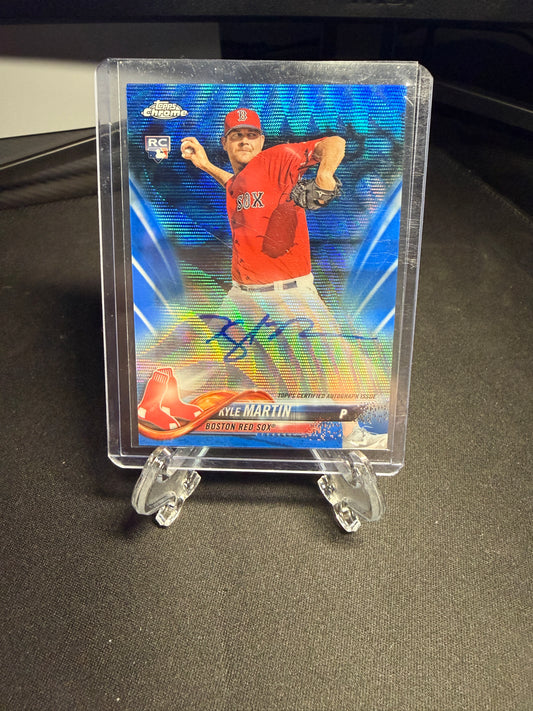 2018 Topps Chrome Rookie Kyle Martin Auto /150