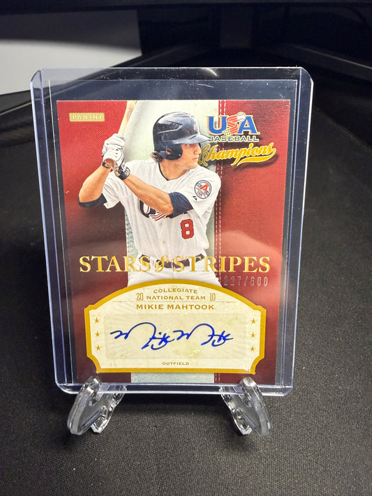 2013 Panini USA Baseball Mikie Mahtook Auto /600