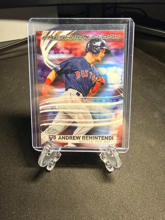 2017 Topps Chrome Freshman Flash Rookie Andrew Benintendi
