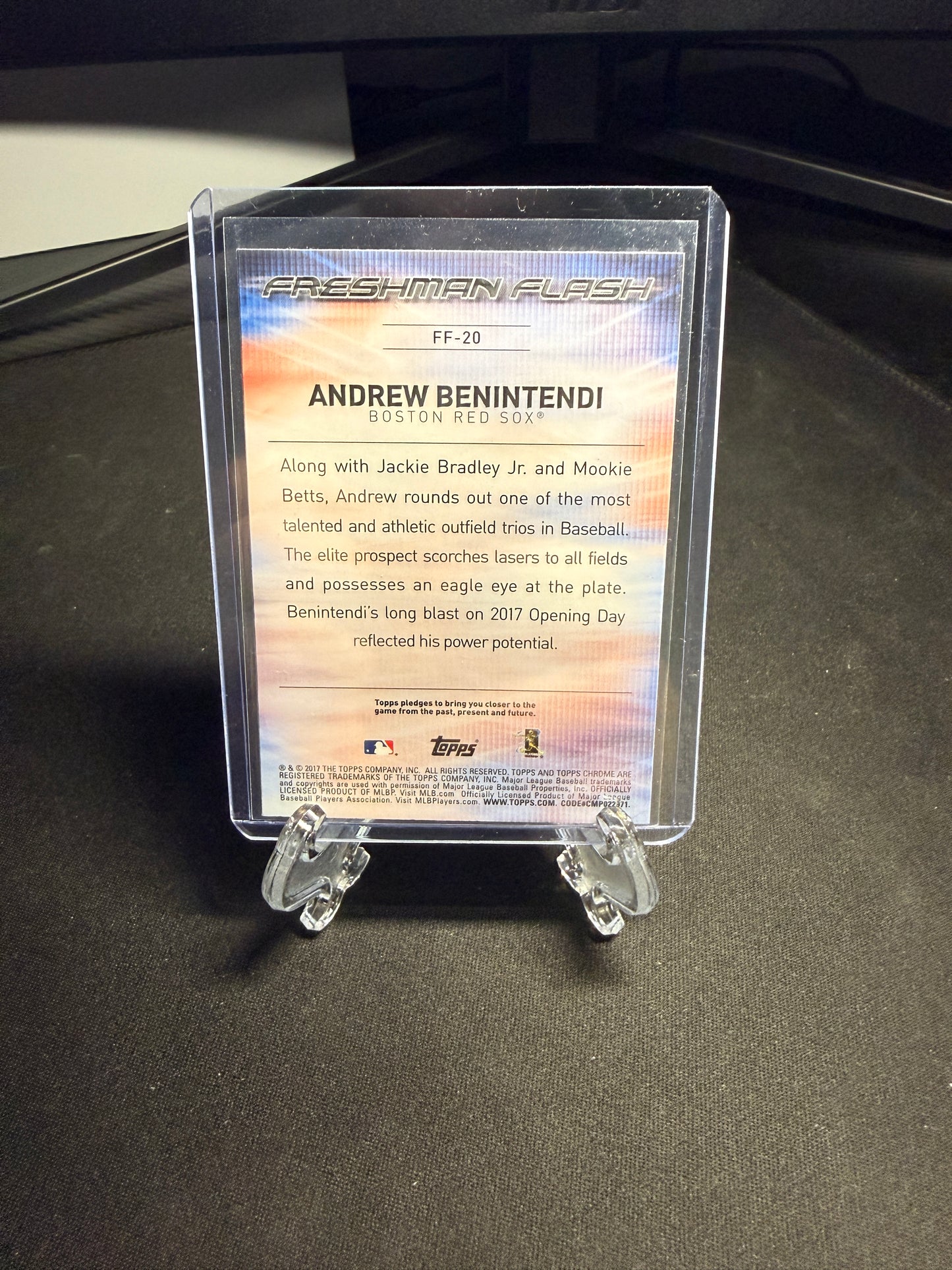 2017 Topps Chrome Freshman Flash Rookie Andrew Benintendi